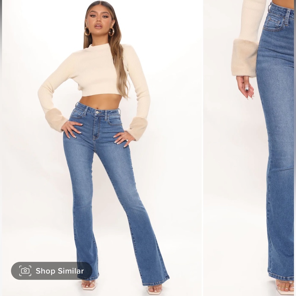 Flare stretch jeans